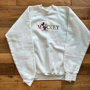Vtg 80s FOTL Mickey Mouse character sweatshirt